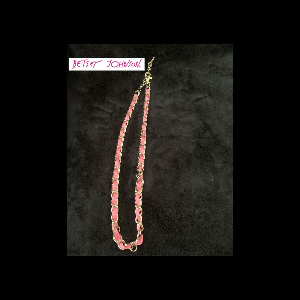 Betsey Johnson 30" Charm Necklace